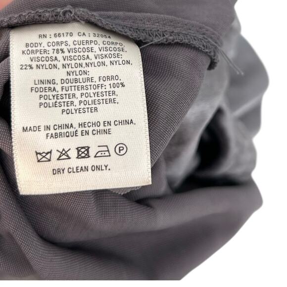 Anthropologie Maeve Monique Jumpsuit Suspender Wide Leg Velvet Gray XXS Petite - Picture 10 of 11